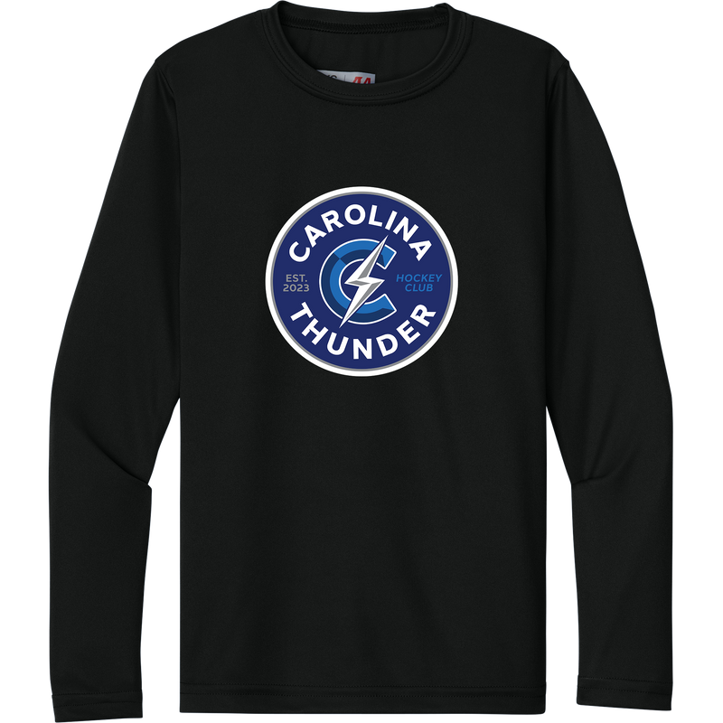 Carolina Thunder Youth Cooling Performance Long Sleeve Tee