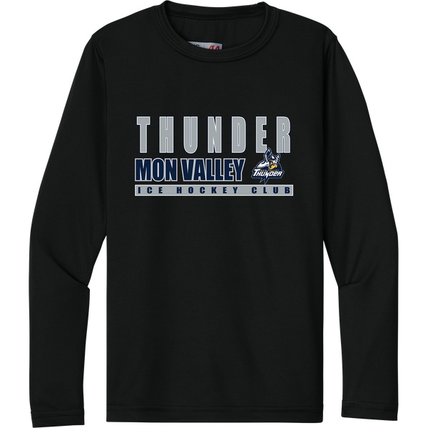 Mon Valley Thunder Youth Cooling Performance Long Sleeve Tee