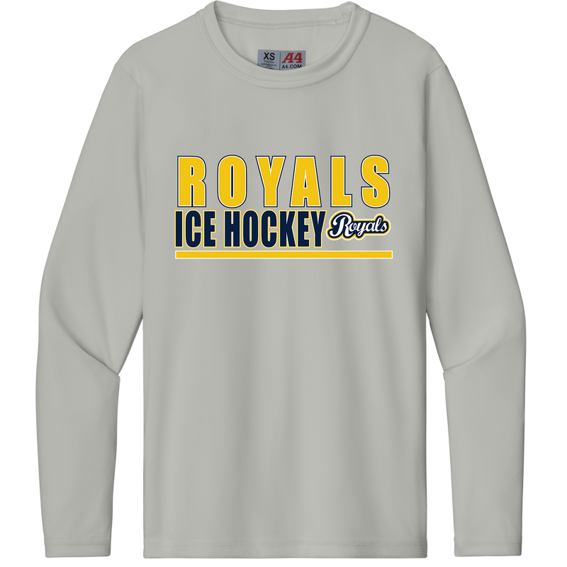Royals Hockey Club Youth Cooling Performance Long Sleeve Tee