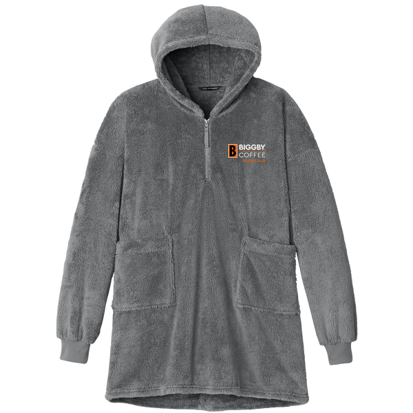 Biggby Coffee Hockey Club Plush Poncho