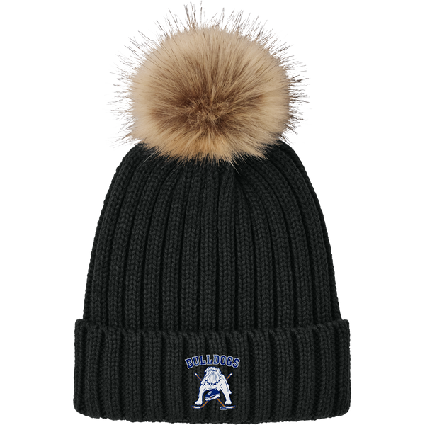 Chicago Bulldogs Faux Fur Pom Beanie