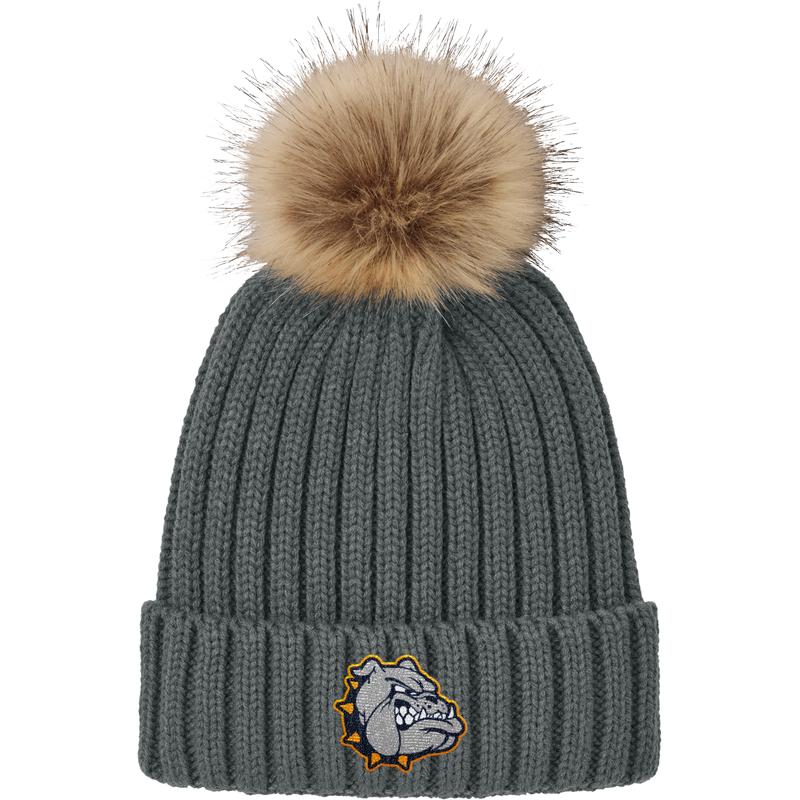 Chelsea Bulldogs Faux Fur Pom Beanie
