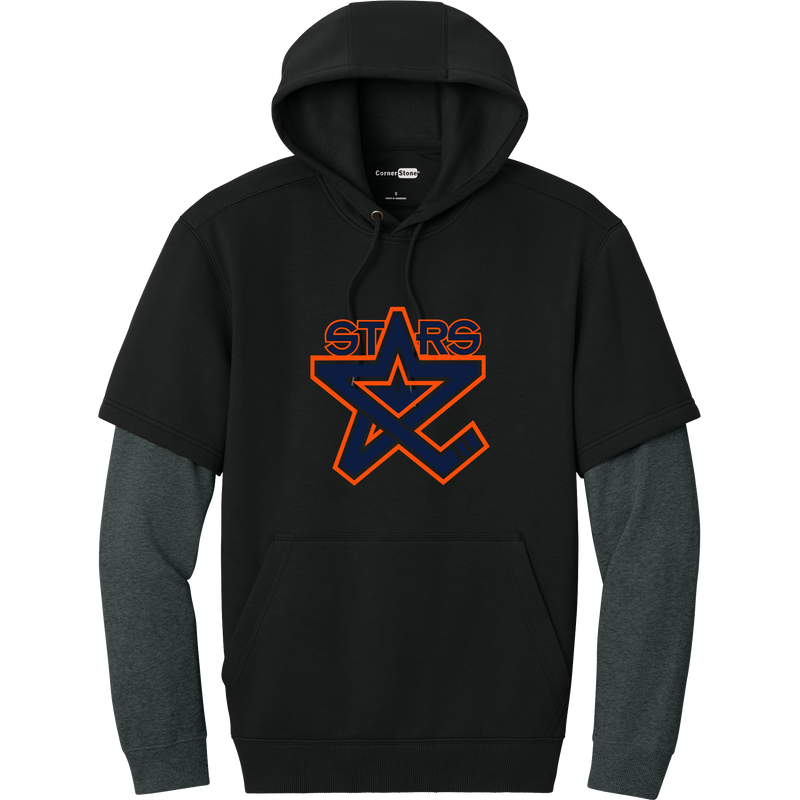 NY Stars Tough Fleece Layered Hoodie