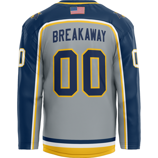 Delaware Jr. Blue Hens 30th Youth Player Sublimated Jersey