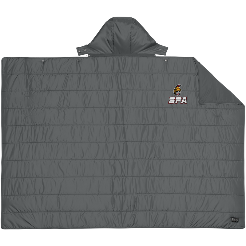 Seacoast Spartans (SPA) Eddie Bauer Puffy Camp Poncho
