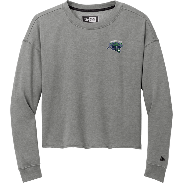 Kensington Valley Raiders New Era Ladies Tri-Blend Fleece Crop Crew