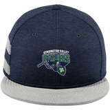 Kensington Valley Raiders New Era Shadow Heather Striped Flat Bill Snapback Cap