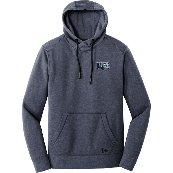 Kensington Valley Ravens New Era Tri-Blend Fleece Pullover Hoodie