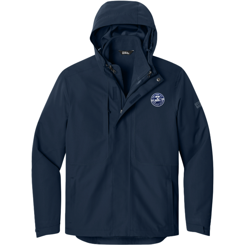NYC Hockey Club Eddie Bauer WeatherEdge Ridge 3-in-1 Jacket