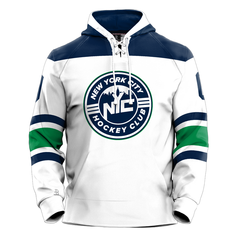 NYC Hockey Club Adult Sublimated Retro Hoodie