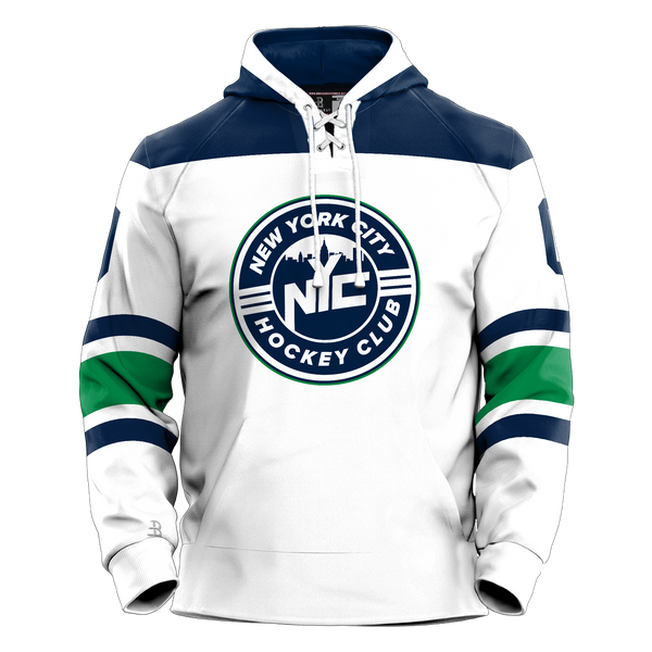 NYC Hockey Club Youth Sublimated Retro Hoodie