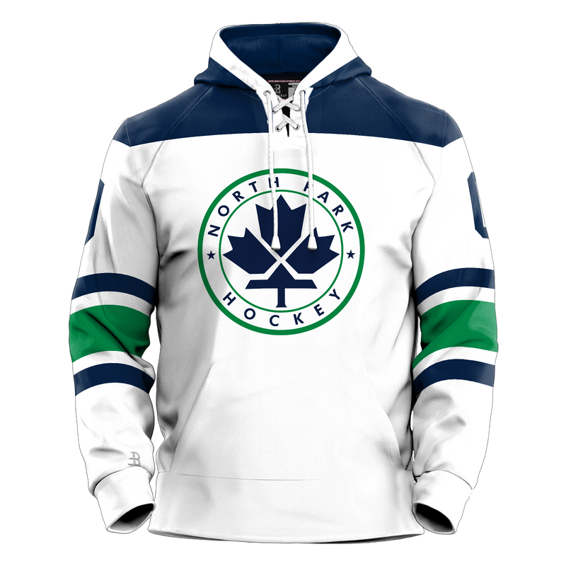 North Park Hockey Adult Sublimated Retro Hoodie