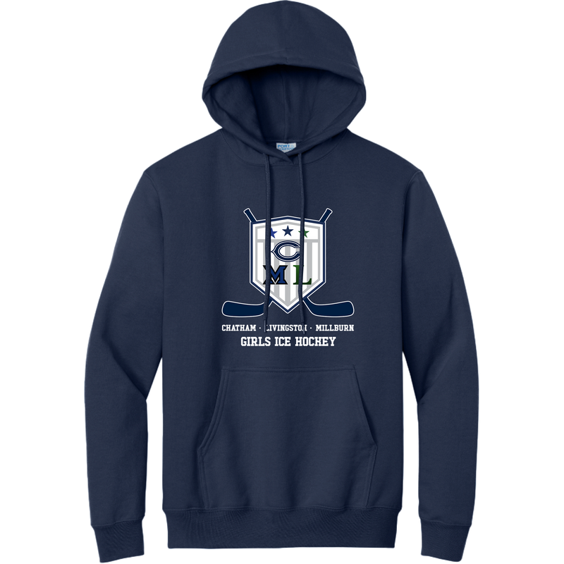 CML Girls Ice Hockey Essential Fleece Pullover Hooded Sweatshirt
