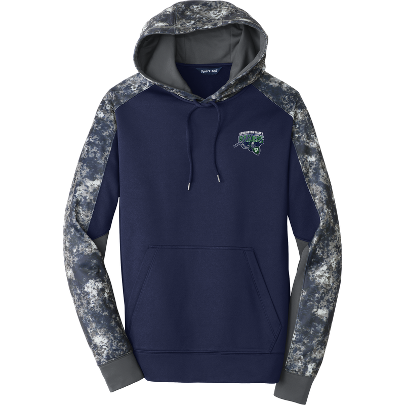 Kensington Valley Raiders Sport-Wick Mineral Freeze Fleece Colorblock Hooded Pullover