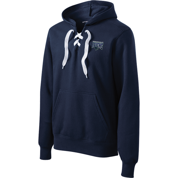 Kensington Valley Ravens Lace Up Pullover Hooded Sweatshirt