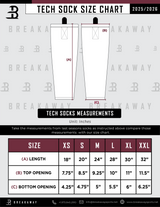 SOMD Lady Sabres Sublimated Tech Socks